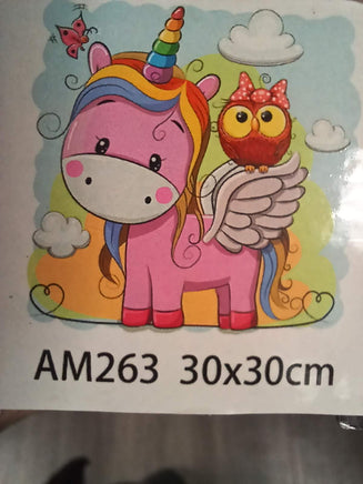 Pink Unicorn and Owl