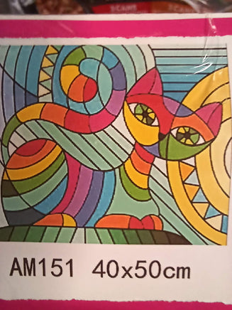 Stained Glass Cat