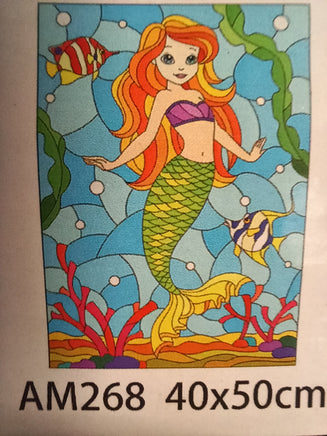 Stained Glass Mermaid