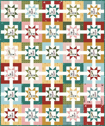 Amanda Niederhauser Mod Stars Quilt Pattern