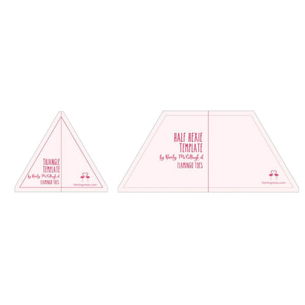 Beverly McCullough Triangle and Half Hexie Template Set2