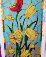 Butterfly and Yellow Flowers Complete