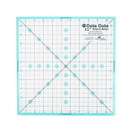Lori Holt Cute Cuts™ Trim-it™ Ruler 11" x 11"