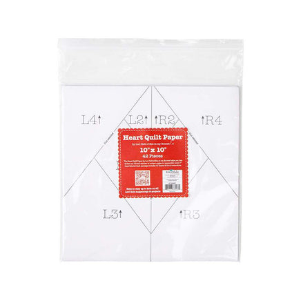 Lori Holt 10" Heart Quilt Paper