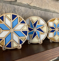 DIY Barn Quilt Pattern Decor Painting Kit - Round #3