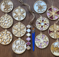 Snowflake Ornament DIY Painting Gift set