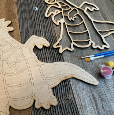 Small Dragon DIY Painting Kit Contents