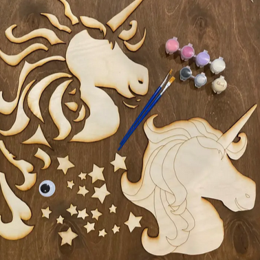 Unicorn DIY Painting Kit Contents