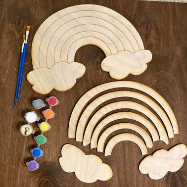 Rainbow DIY painting Kit Contents