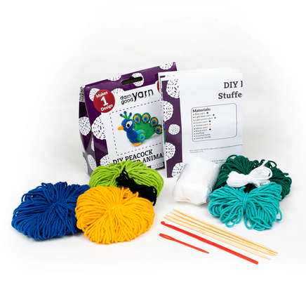 Paisley the Peacock Easy Crochet Kit 2