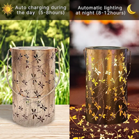 Dragonfly Outdoor Solar Hanging Lantern Lights 2