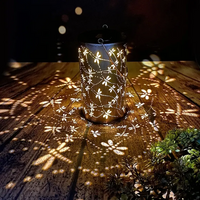 Dragonfly Outdoor Solar Hanging Lantern Lights