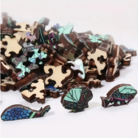 Blue Butterfly Wooden Puzzle