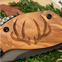 Deer, Just Antlers Knife 2