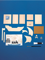 Pirate Ship Bank Kids Woodworking Kit