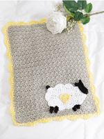 Little Lamb Blanket Crochet Kit