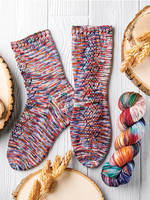 Alpine Sunset Hand-Dyed Sock Yarn Kit