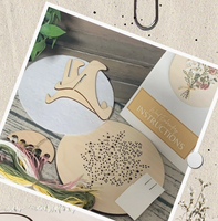 Set of 5 Easter Ornament Diy Embroidery Kit