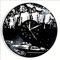 Star Trek Original Crew Vinyl Record Clock 1