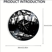 Star Trek Original Crew Vinyl Record Clock 2