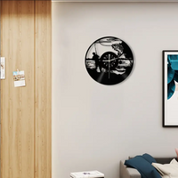 Fishing Vinyl Record Clock 4
