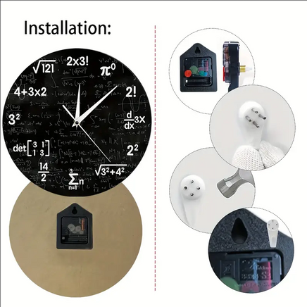 Mathematical Equations Clock 2