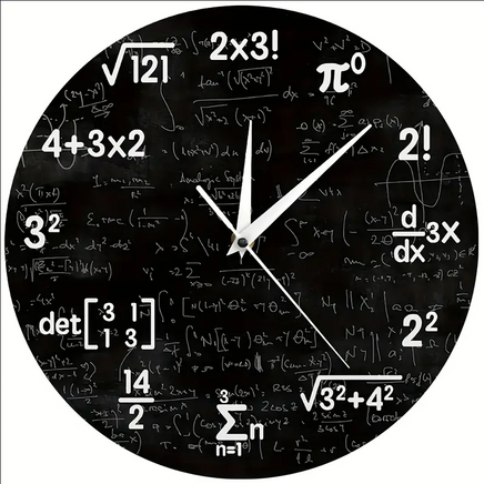 Mathematical Equations Clock 1