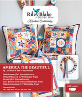 Machine Embroidery Americana America the Beautiful Projects