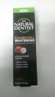 The Natural Dentist Charcoal Whitening Toothpaste, Cocomint, Fluoride-Free