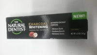 The Natural Dentist Charcoal Whitening Toothpaste, Cocomint, Fluoride-Free