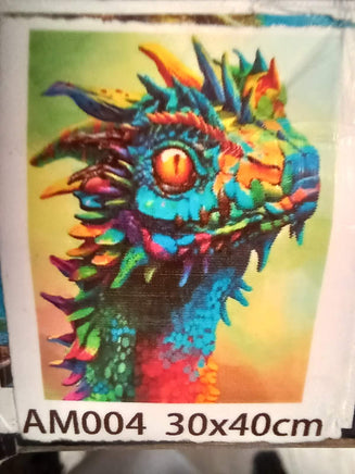 Colorful Dragon Head