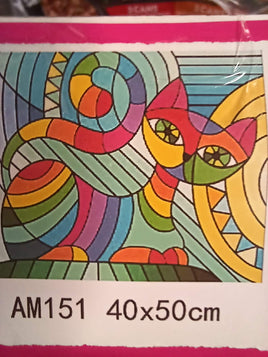 Stained Glass Cat