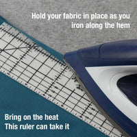 
              Hot Hem Ruler - More than just an ironing tool !
            