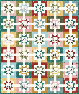 Amanda Niederhauser Mod Stars Quilt Pattern