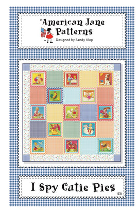 American Jane Patterns I Spy Cutie Pies Quilt Pattern