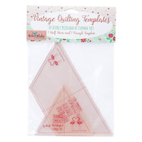 
              Beverly McCullough Triangle and Half Hexie Template Set
            