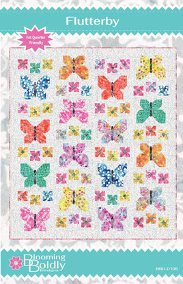 Blooming Boldly Designs Flutterby Quilt Pattern