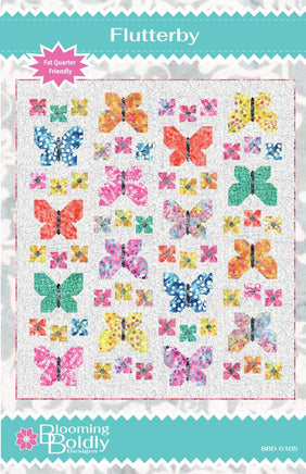 Blooming Boldly Designs Flutterby Quilt Pattern