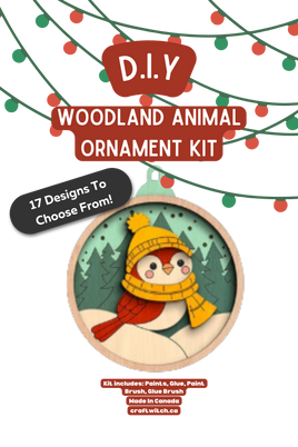 Cardinal Winter Wonderland Ornament Kit : Animals