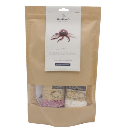 DIY Knitting Kit - Olivia Octopus 6