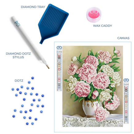 Diamond Dotz Carnation Bouquet 2