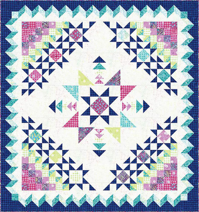 Expressions Batiks Rainbow Sparkles Quilt Kit