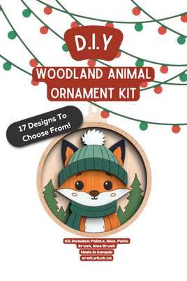 Fox Winter Wonderland Ornament Kit  : Animals