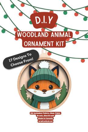 Fox Winter Wonderland Ornament Kit  : Animals