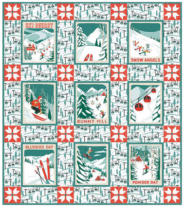 Frannie B. Quilting Co. Ski Hill Quilt Pattern