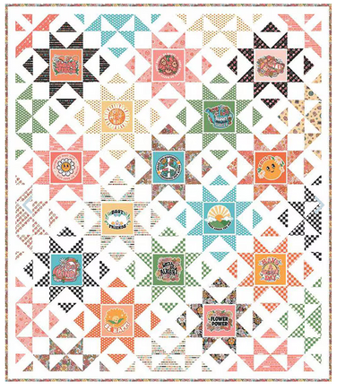 Frannie B Quilt Co. Happy Vibes Quilt Pattern