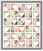 
              Frannie B Quilting Co. Peace and Love Quilt Pattern3
            
