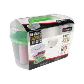 Handy sewing case with accessories