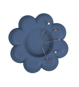 Lori Holt Flower Power Magnetic Pin Holder Denim