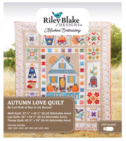 
              Machine Embroidery Autumn Love Quilt Projects
            